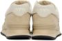 Junya Watanabe Beige & Off-White New Balance Edition 574 Classic Sneakers - Thumbnail 2