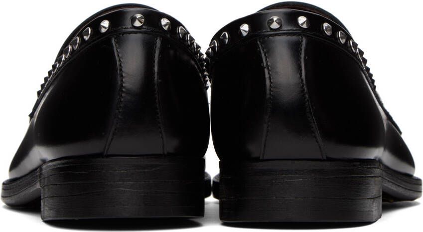 Junya Watanabe Black Studded Loafers