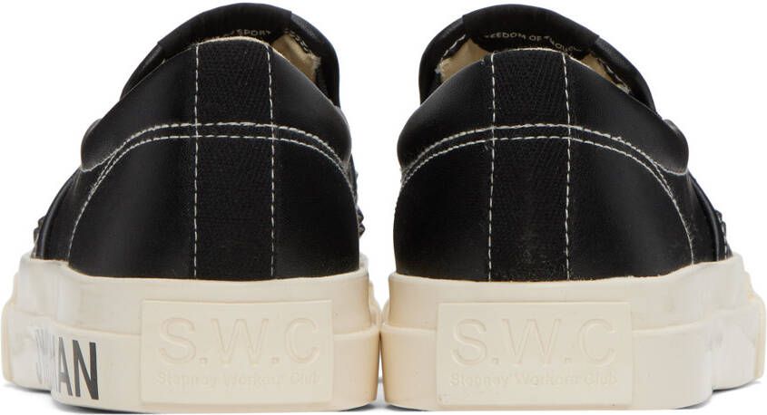 Junya Watanabe Black Studded Sneakers