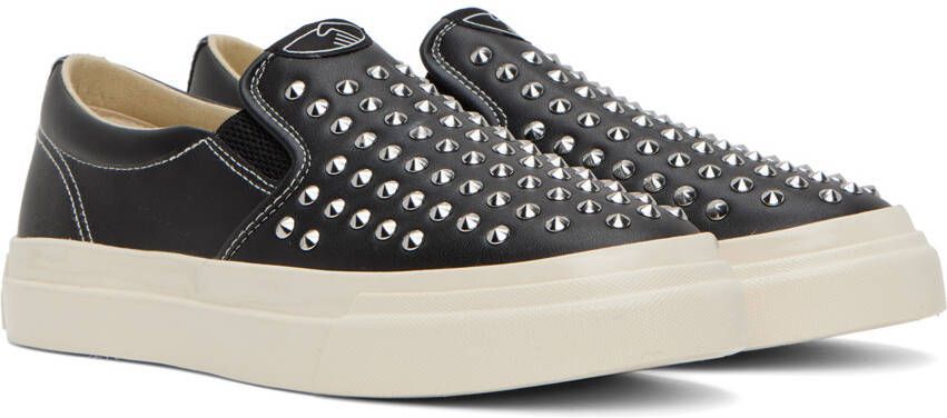 Junya Watanabe Black Studded Sneakers