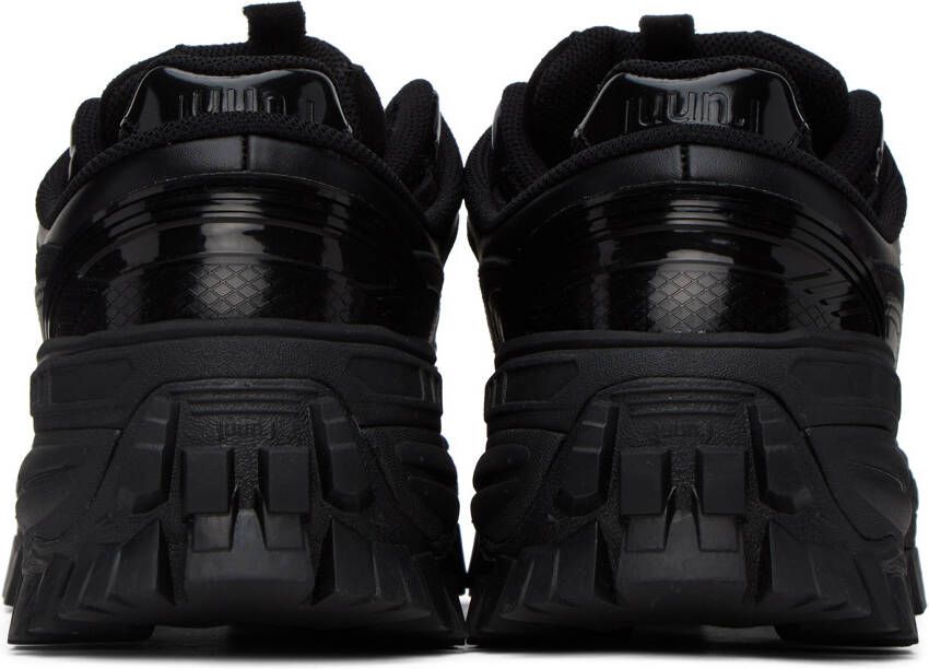 Juun.J Black Double Layered Sneakers