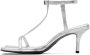 Juun.J Silver Leather Heeled Sandals - Thumbnail 3