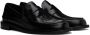 JW Anderson Black Leather Moccasin Loafers - Thumbnail 4