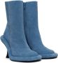 JW Anderson Blue Bumper-Tube Heel Ankle Boots - Thumbnail 4
