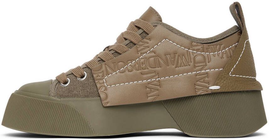 JW Anderson Khaki Chunky Low-Top Sneakers