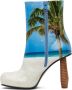 JW Anderson Multicolor Palm Ankle Boots - Thumbnail 3