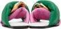 JW Anderson Pink & Green Chain Twist Sandals - Thumbnail 2