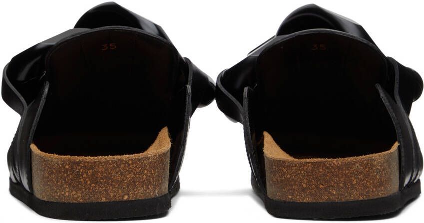 JW Anderson SSENSE Exclusive Black Chain Loafers