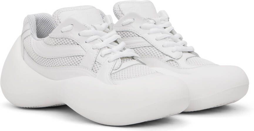 JW Anderson White Bumper Hike Low Top Sneakers