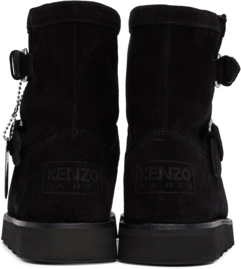 Kenzo Black Paris cozy Boots