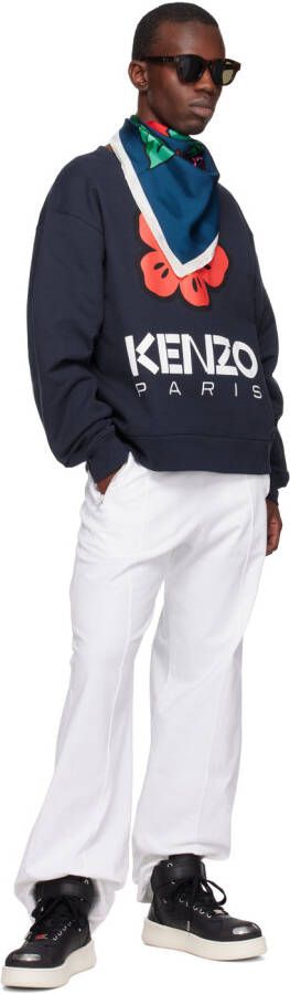 Kenzo Black Paris Hoops Sneakers