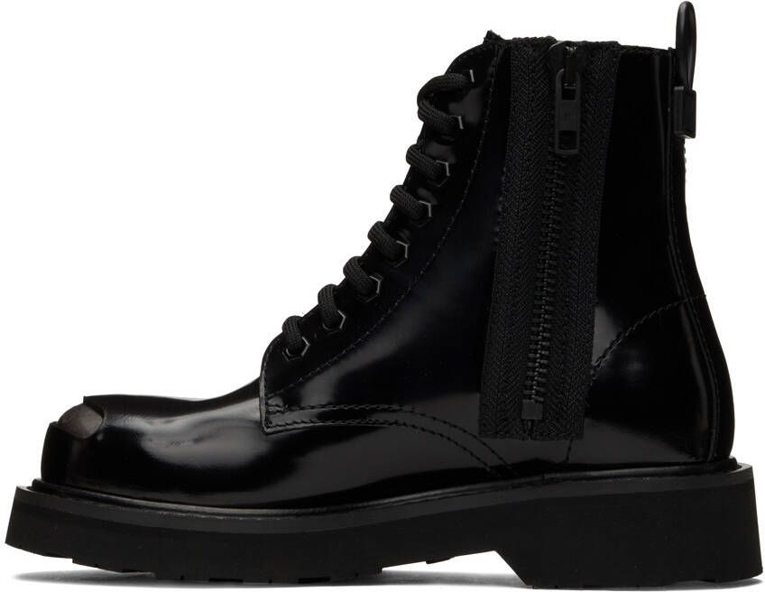 Kenzo Black Smile Lace-Up Boots