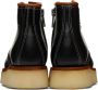 Kenzo Black Yama Lace-Up Boots - Thumbnail 2