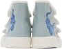 Kenzo Kids Blue Velcro Sneakers - Thumbnail 2