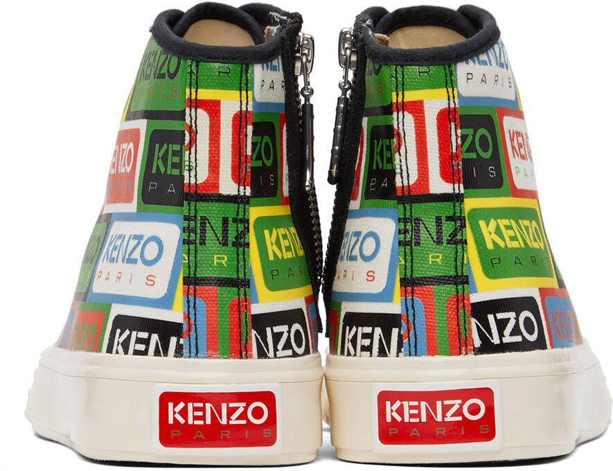 Kenzo Multicolor Logo Sneakers
