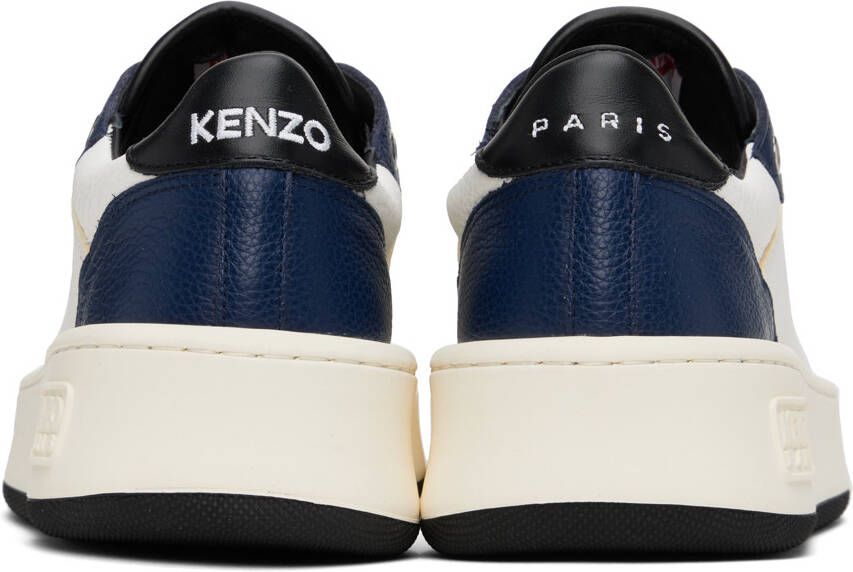 Kenzo Navy & White Hoops Trainer Sneakers