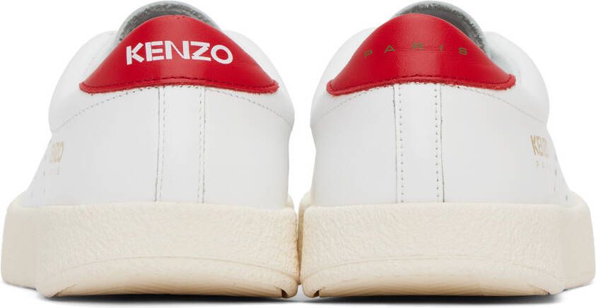 Kenzo White Paris swing Sneakers