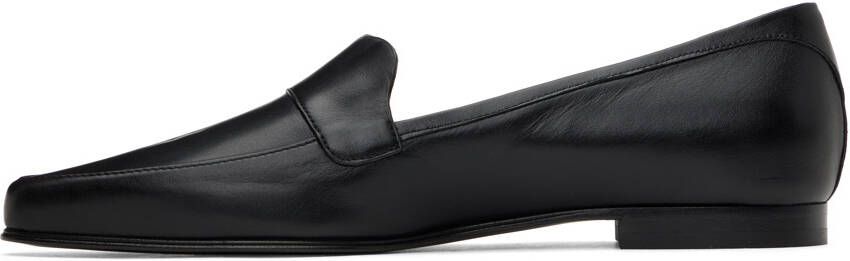 KHAITE Black 'The Pippen' Loafers