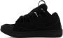 Lanvin Black Curb Sneakers - Thumbnail 3