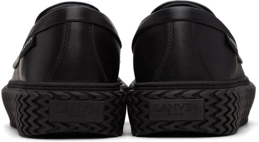 Lanvin Black Curbies Slip-On Sneakers