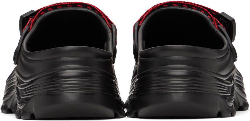 Lanvin Black Suicoke Edition Mok Curb Sandals