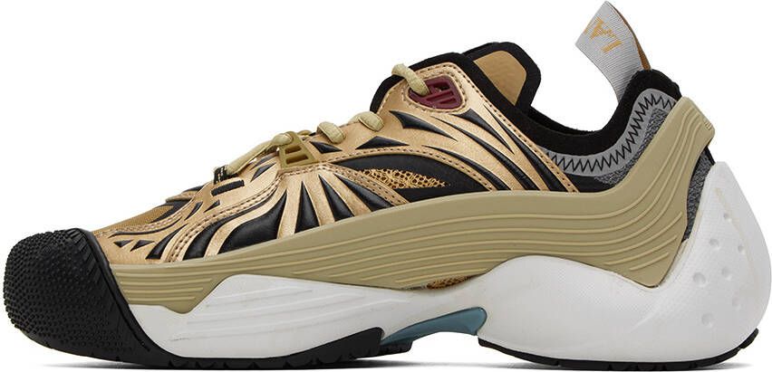 Lanvin Gold Flash-X Sneakers
