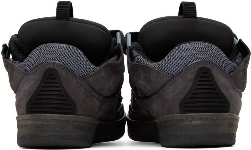 Lanvin Gray Curb Sneakers