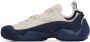 Lanvin Off-White & Navy Flash-X Sneakers - Thumbnail 3