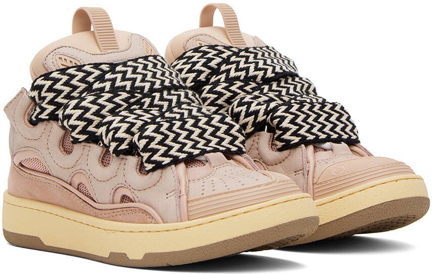 Lanvin Pink Curb Sneakers