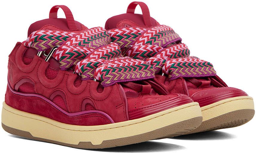 Lanvin Pink Curb Sneakers