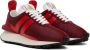 Lanvin Red & Burgundy Bumpr Sneakers - Thumbnail 4