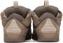 Lanvin Taupe Curb Sneakers - Thumbnail 2