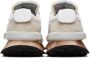 Lanvin White & Beige Bumpr Sneakers - Thumbnail 2