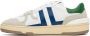Lanvin White & Blue Clay Sneakers - Thumbnail 3