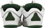 Lanvin White & Green Curb Sneakers - Thumbnail 2