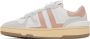 Lanvin White & Pink Clay Sneakers - Thumbnail 3