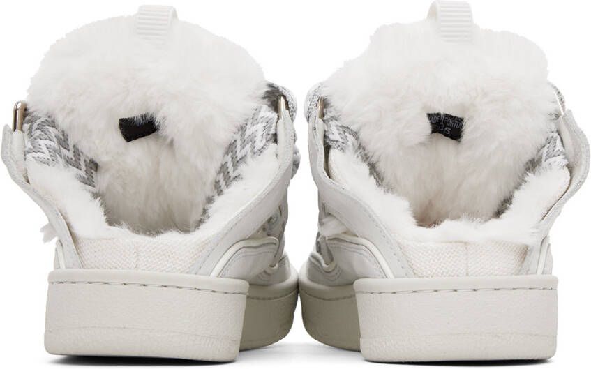 Lanvin White Curb Mule Sneakers