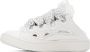 Lanvin White Curb Mule Sneakers - Thumbnail 3