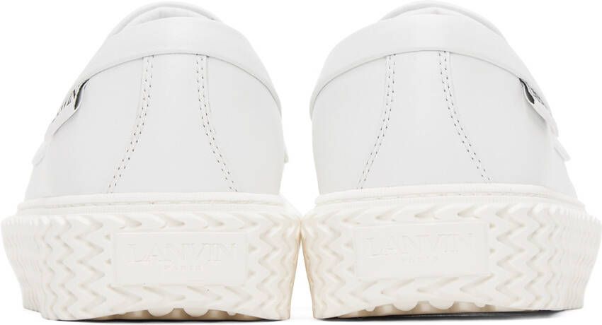 Lanvin White Curbies Slip-On Sneakers