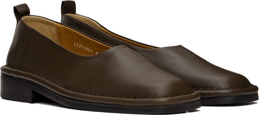 LE17SEPTEMBRE Brown Leather Loafers