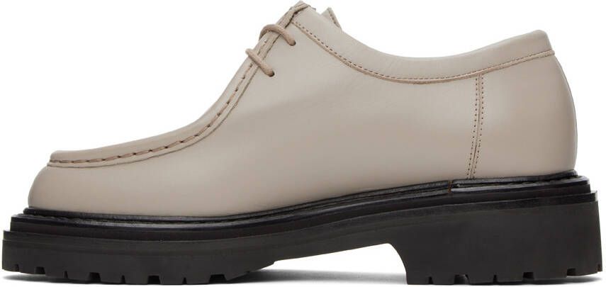 Legres Beige Leather Derbys