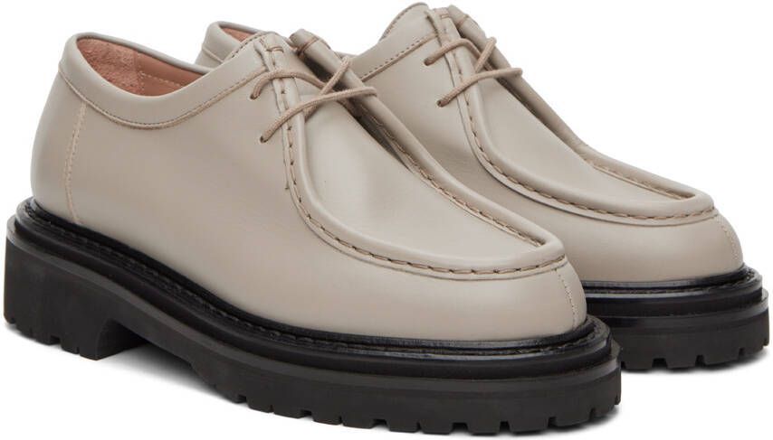 Legres Beige Leather Derbys