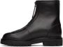 Legres Black Oiled Leather Ankle Boots - Thumbnail 3
