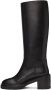 Legres Black Oiled Leather Riding Boots - Thumbnail 3