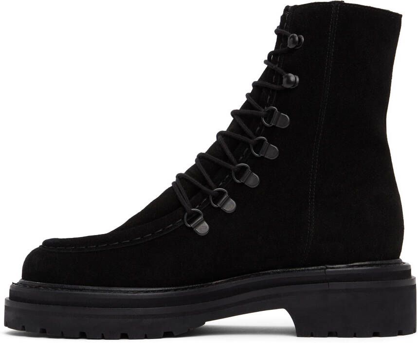 Legres Black Suede College Boots