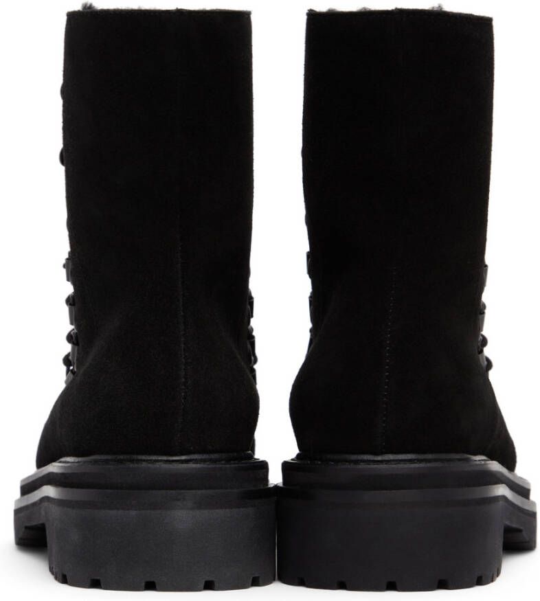 Legres Black Suede College Boots