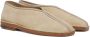 LEMAIRE Beige Flat Piped Slippers - Thumbnail 4