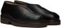 LEMAIRE Black Piped Loafers - Thumbnail 4