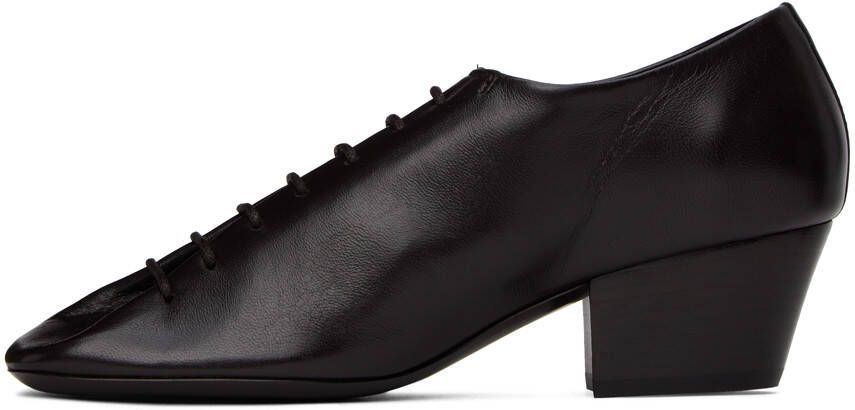 LEMAIRE Brown Heeled Derbies