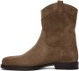LEMAIRE Brown Western Boots - Thumbnail 3